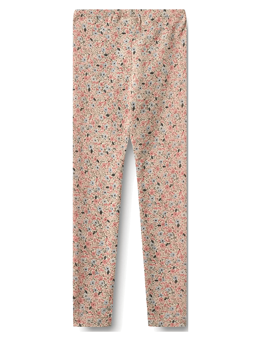 Wheat - Leggings Jules - grey cloud flowers - 1