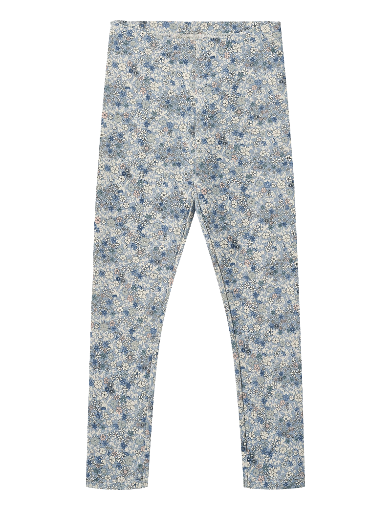 Wheat - Jersey Leggings Jules - leggings - blue summer flowers - 0