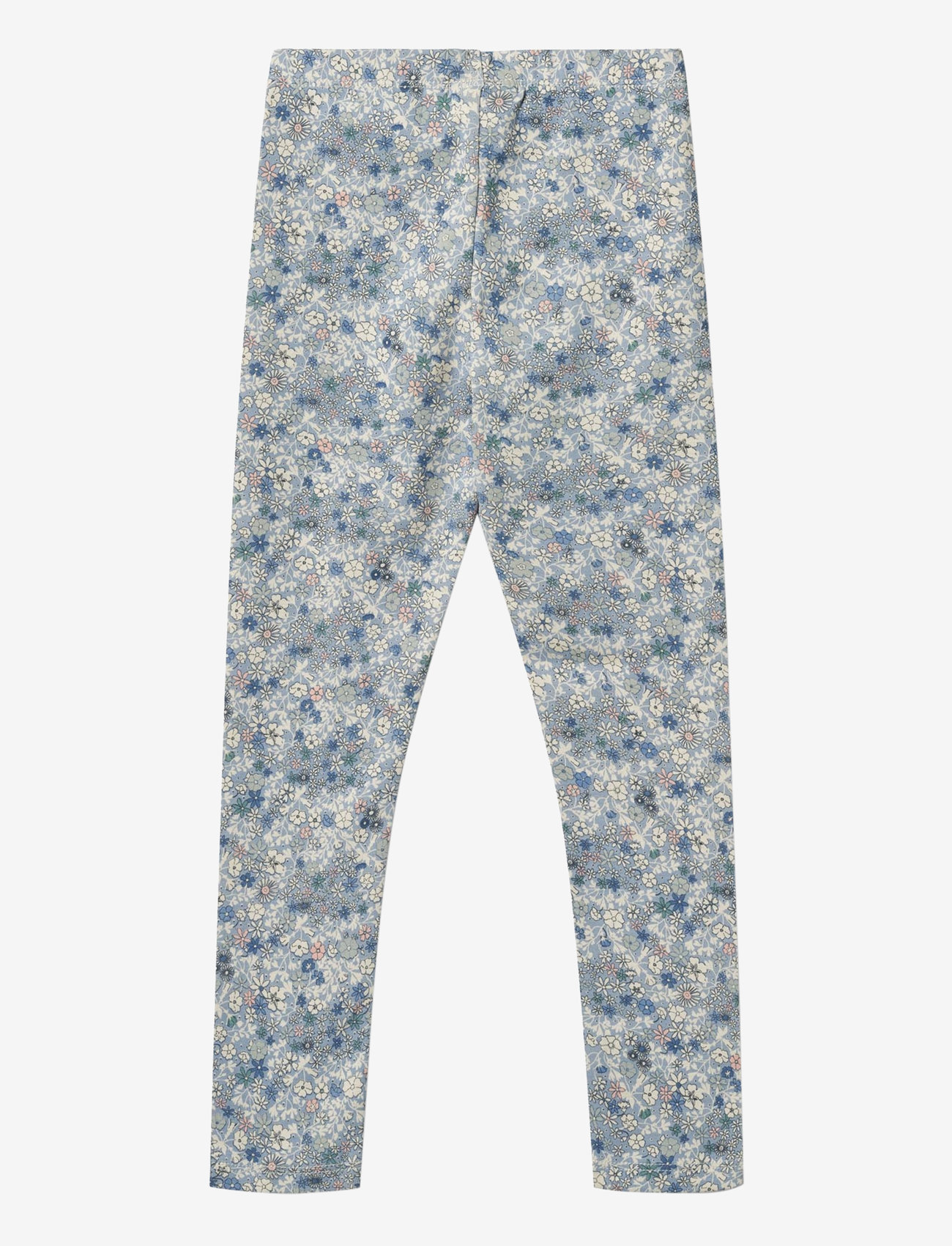 Wheat - Jersey Leggings Jules - leggings - blue summer flowers - 1