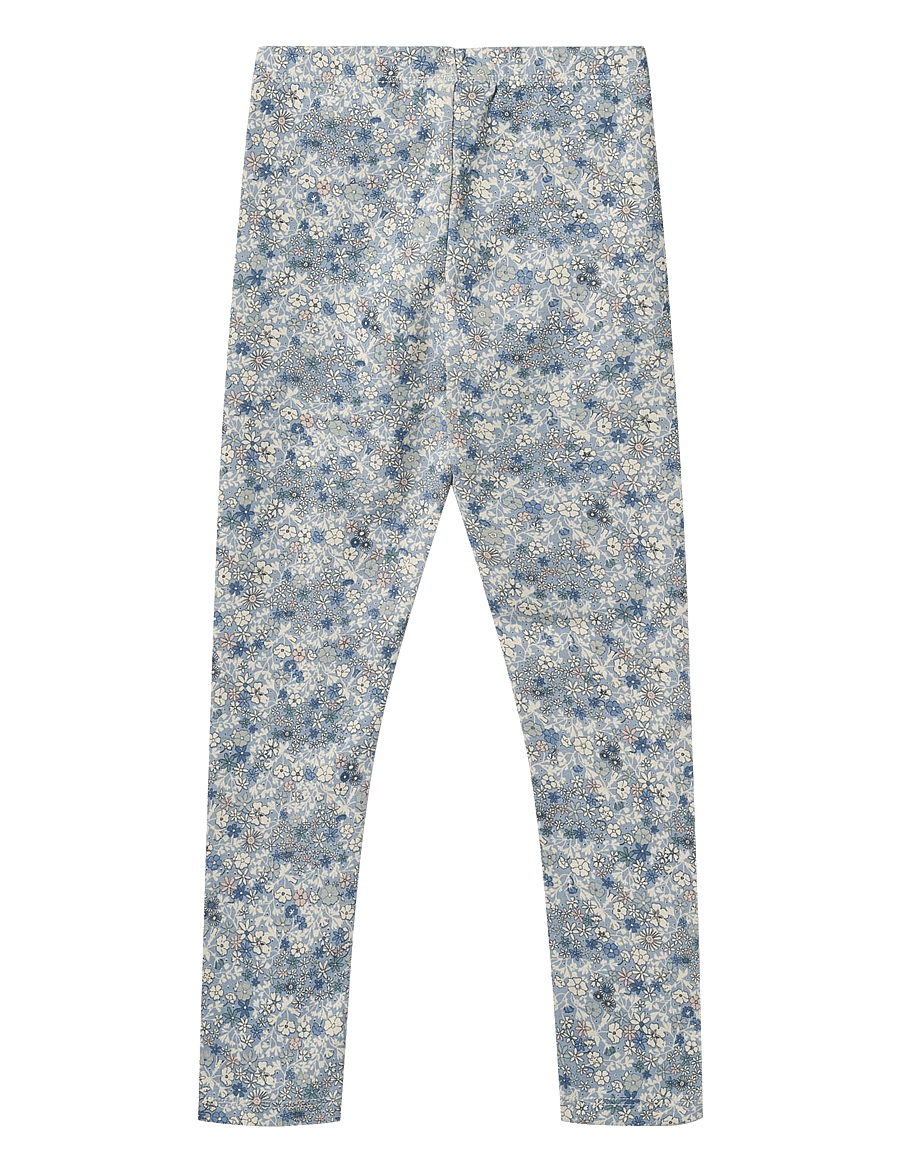 Wheat - Jersey Leggings Jules - leggings - blue summer flowers - 1