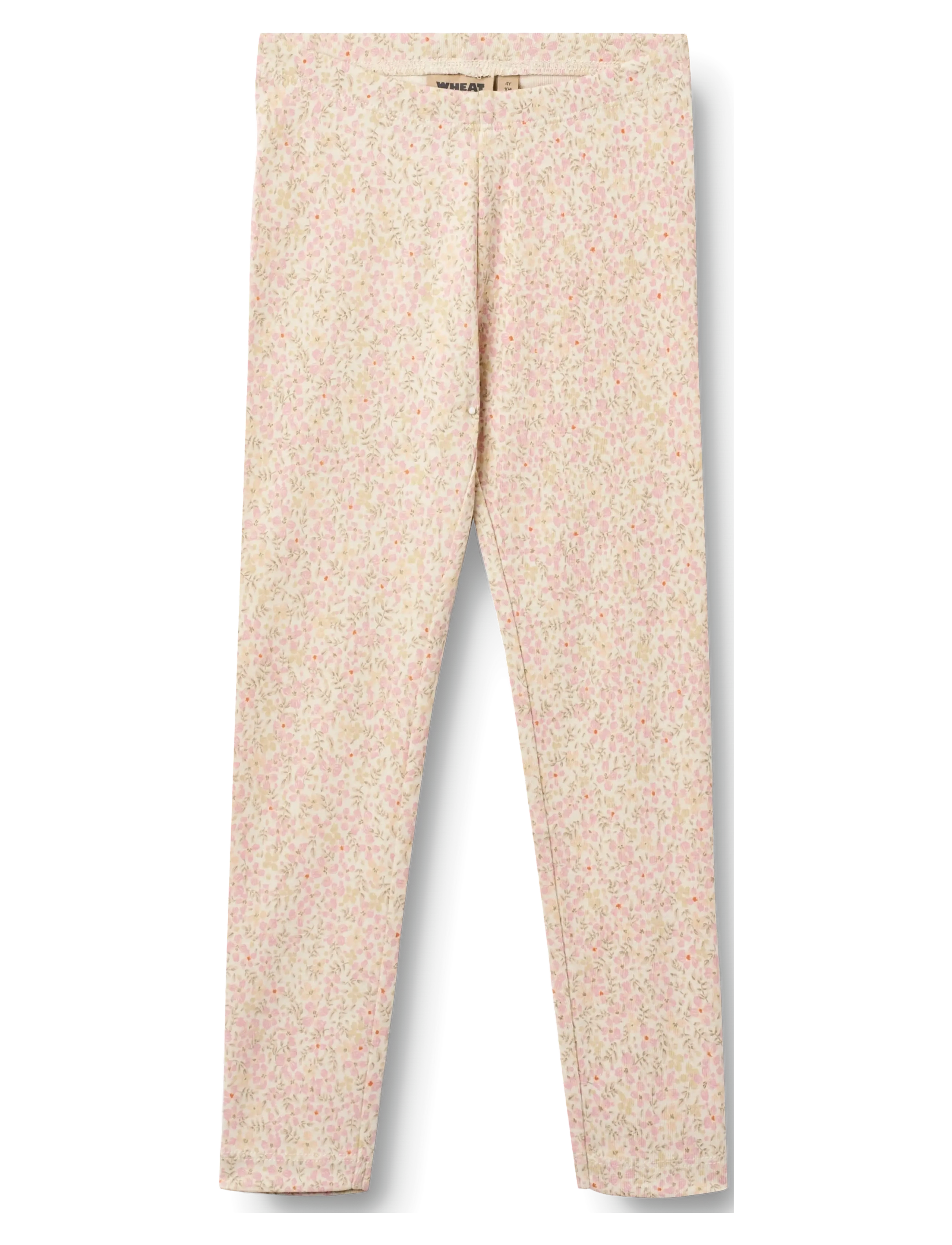 Wheat Jersey Leggings Jules - Leggings - CORAL FLOWERS / pink/rose