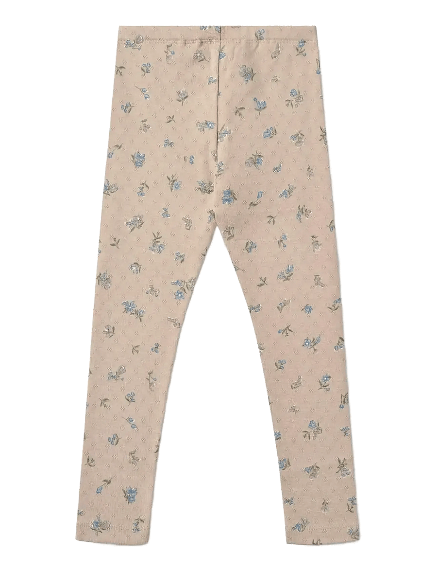 Wheat - Jersey Legggings Jules - leggings - warm sand flowers - 1