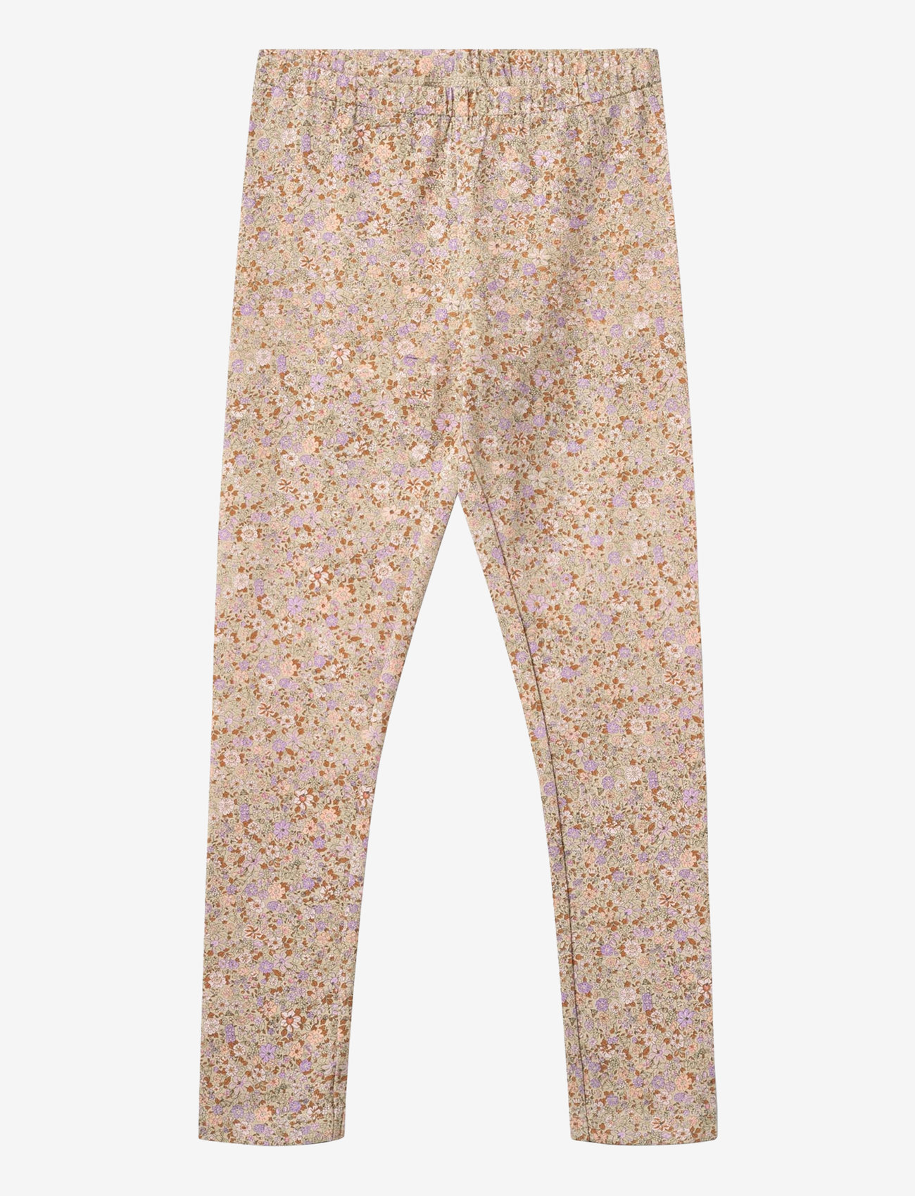 Wheat - Jersey Leggings Jules - herbstliche kleidung - lilac flower meadow - 0