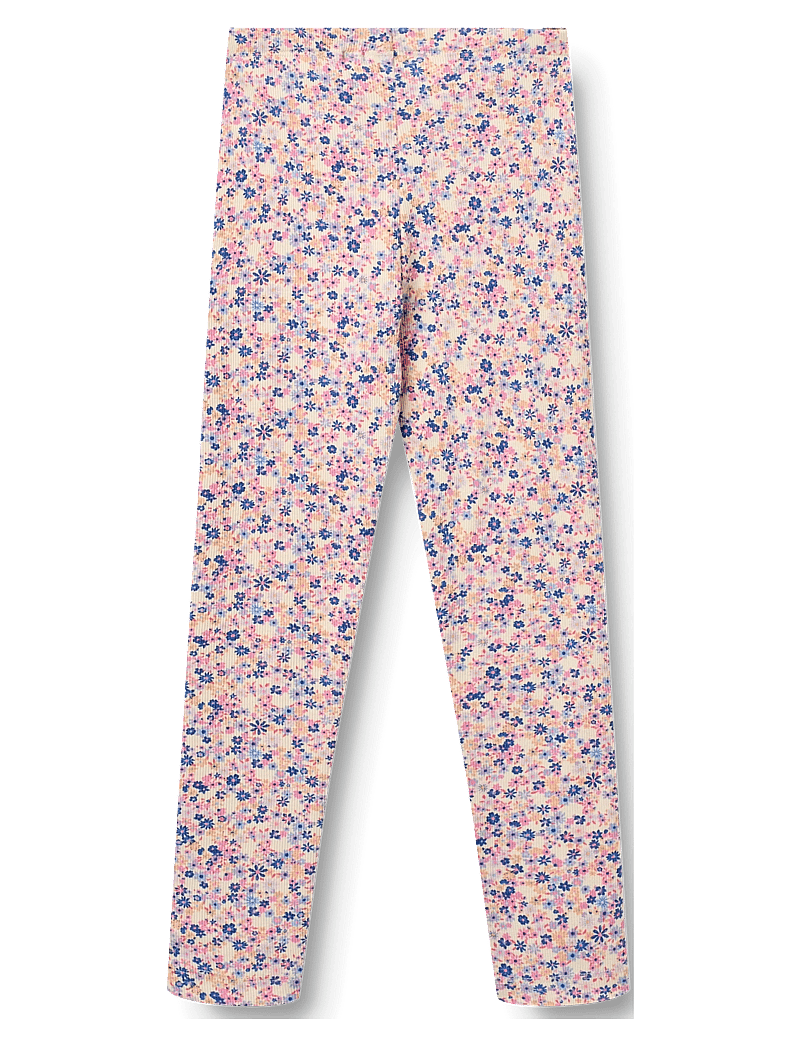 Wheat - Jersey Leggings Jules - retuusid - pink blue flowers - 1
