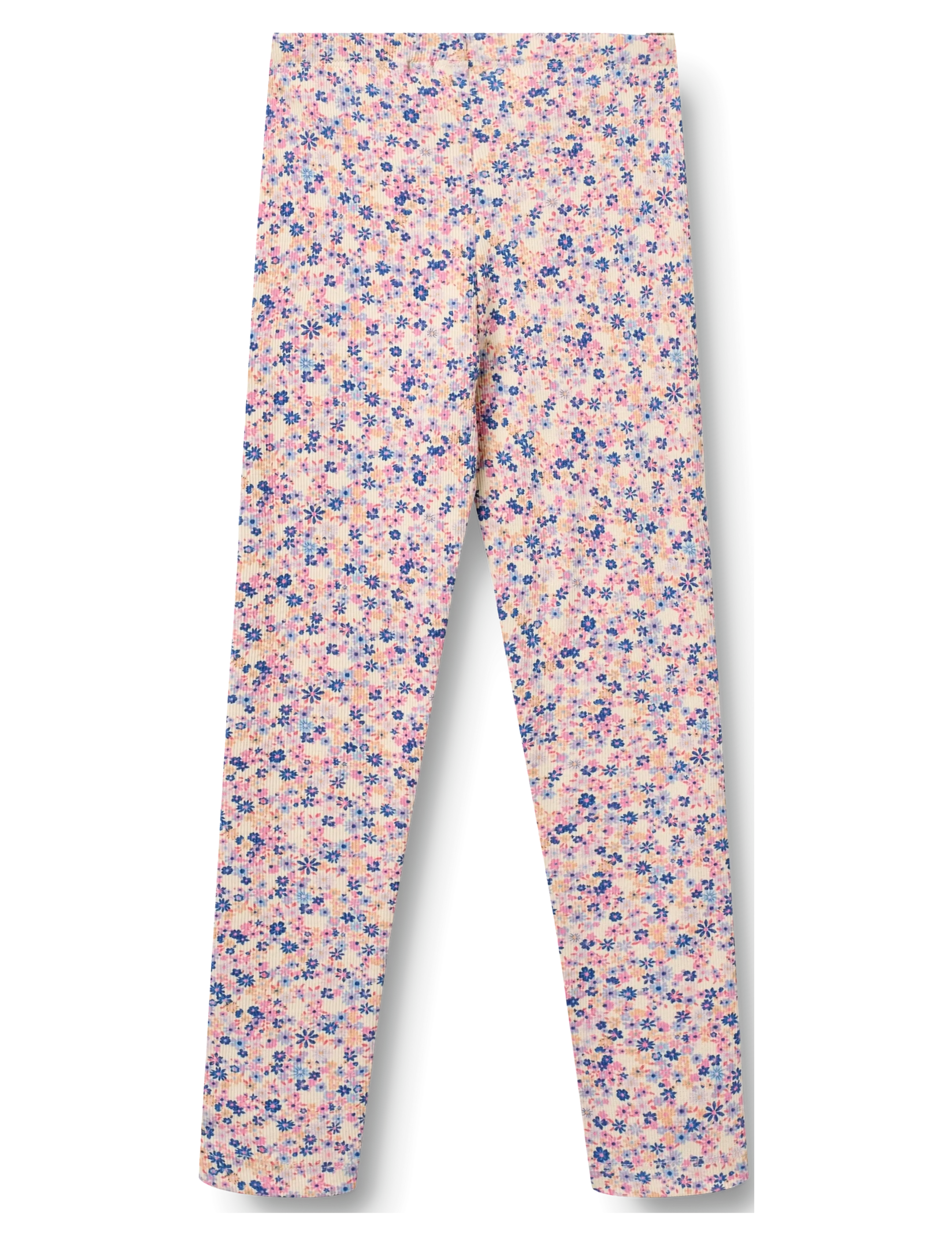 Wheat - Jersey Leggings Jules - leggings - pink blue flowers - 1