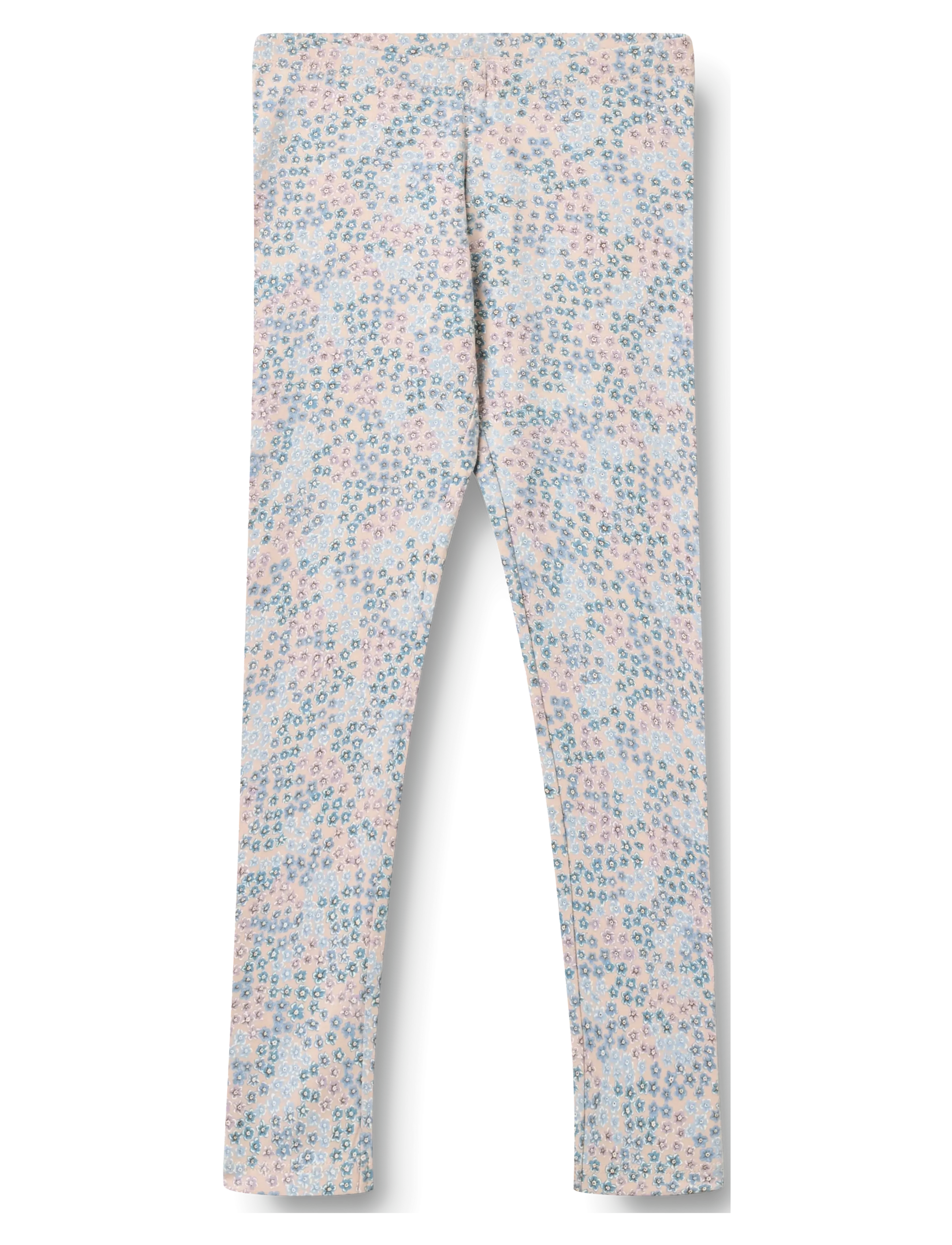 Wheat Jersey Legggings Jules - Nyheter - POWDER BLUE FLOWERS / blue