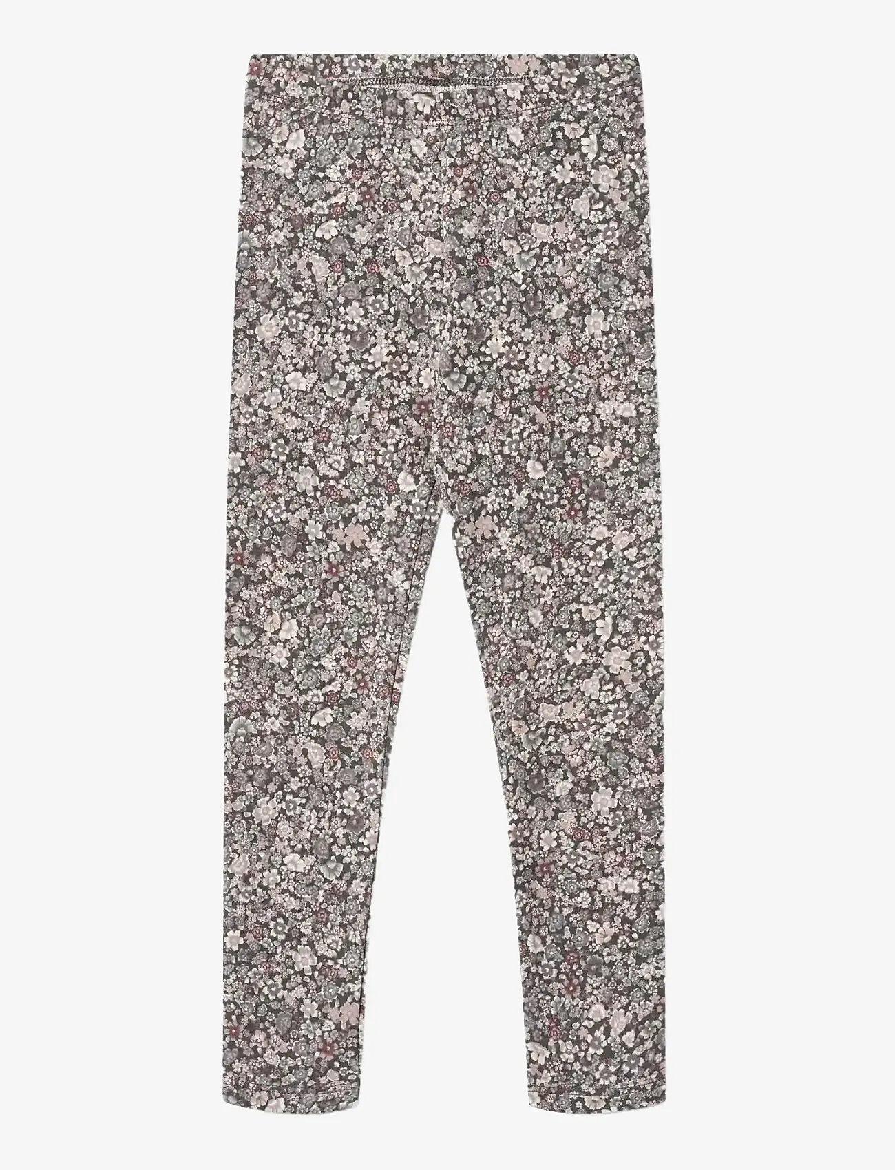 Wheat - Jersey Leggings Jules - höstkläder - purple stone flowers - 0