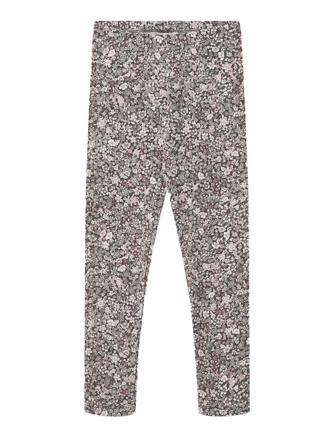 Jersey Leggings Jules - PURPLE STONE FLOWERS