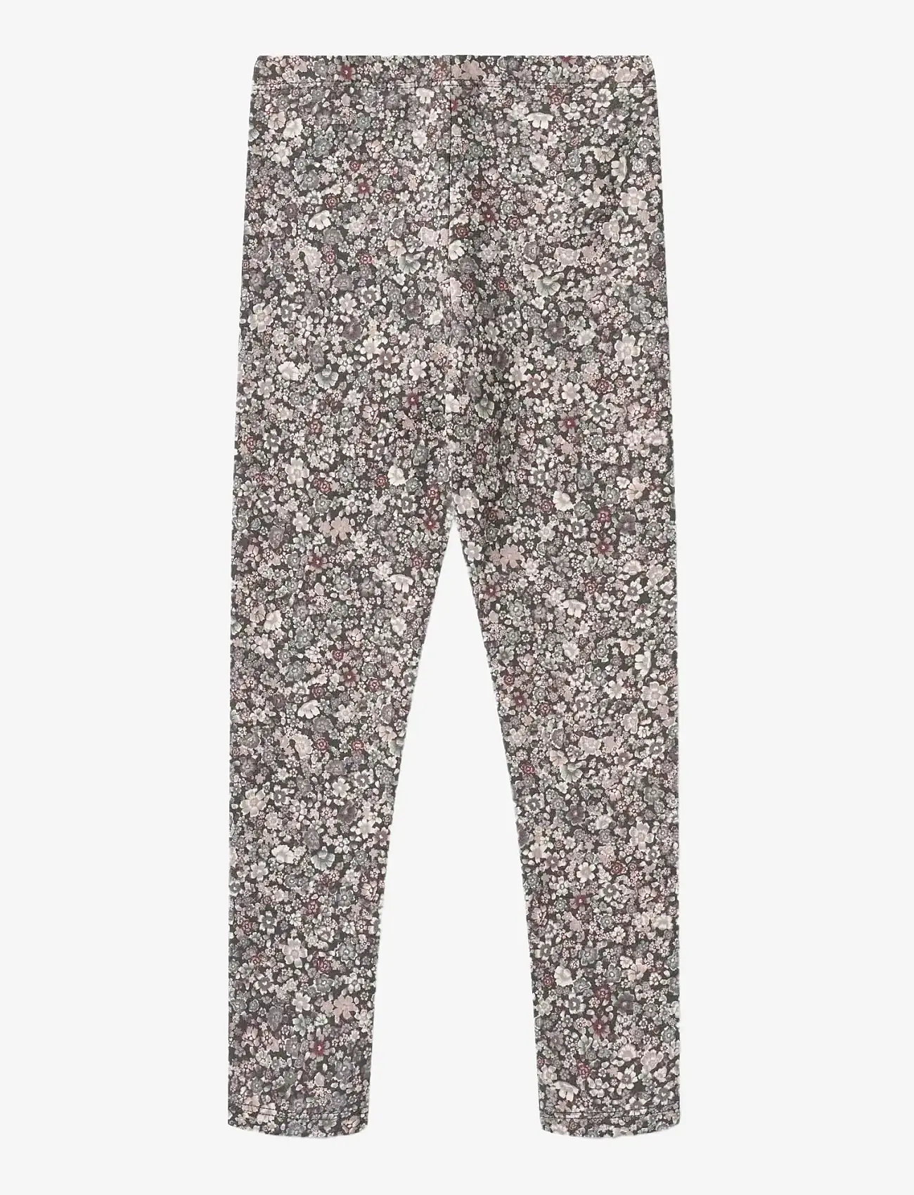 Wheat - Jersey Leggings Jules - höstkläder - purple stone flowers - 1