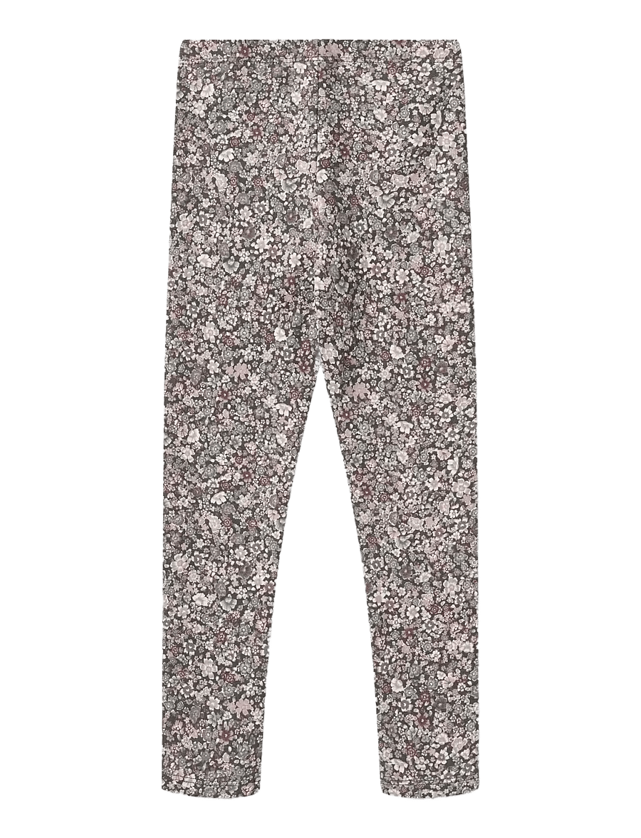 Wheat - Jersey Leggings Jules - leggings - purple stone flowers - 1