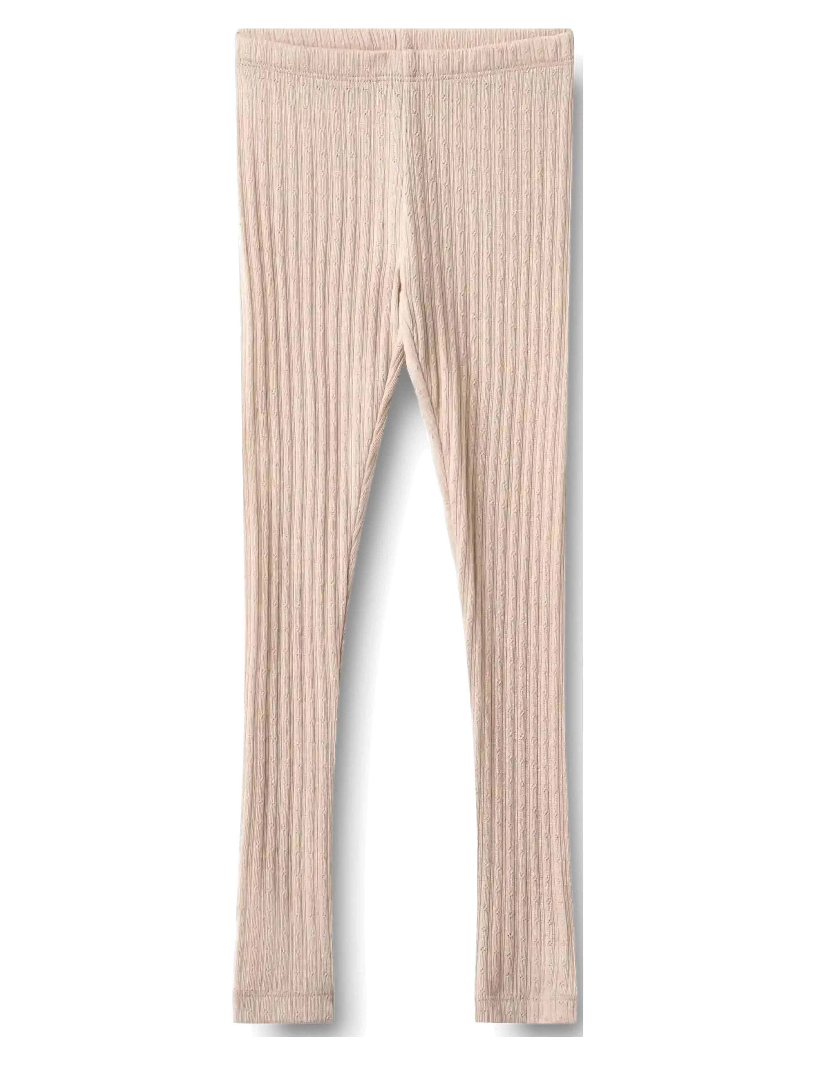 Wheat Wool silk leggings Agi - Base layer bottoms - PALE LILAC / cream