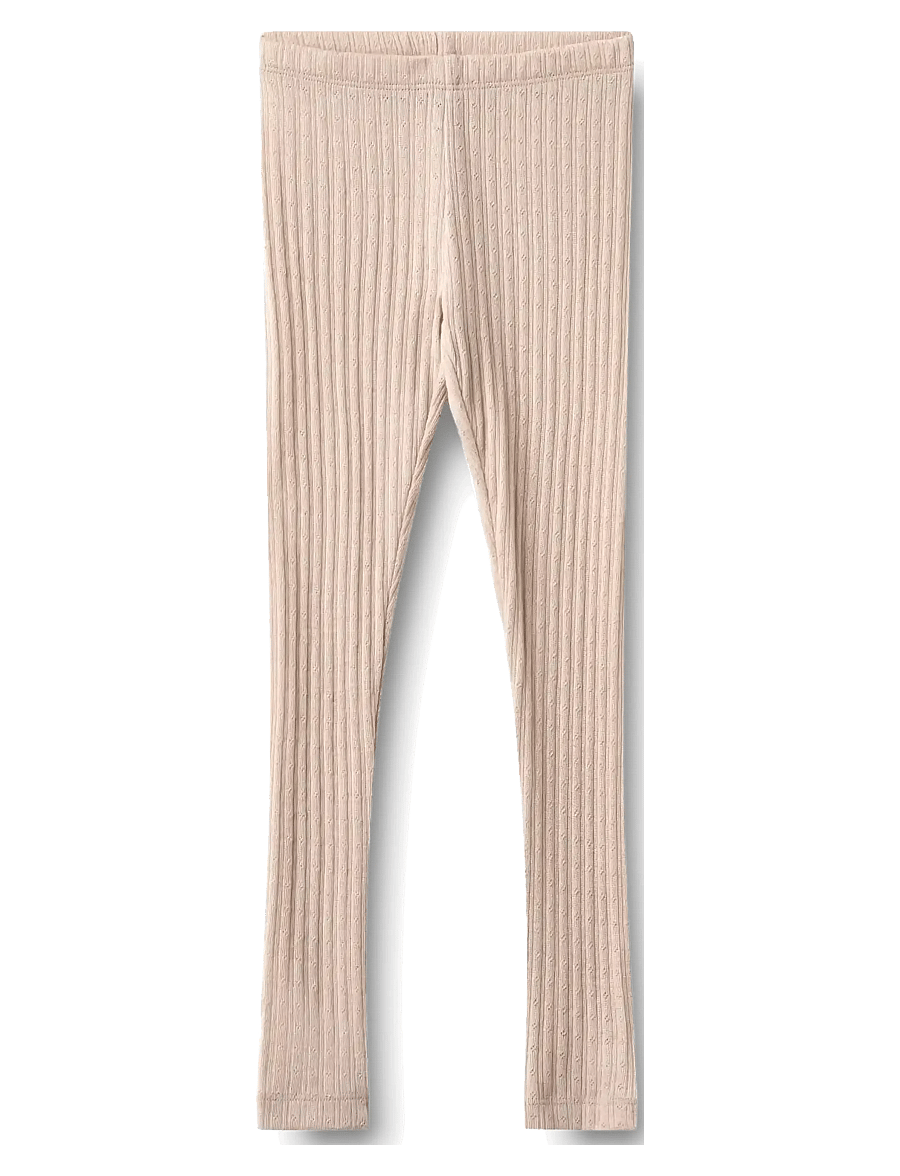 Wheat - Wool silk leggings Agi - base layer bottoms - pale lilac - 0