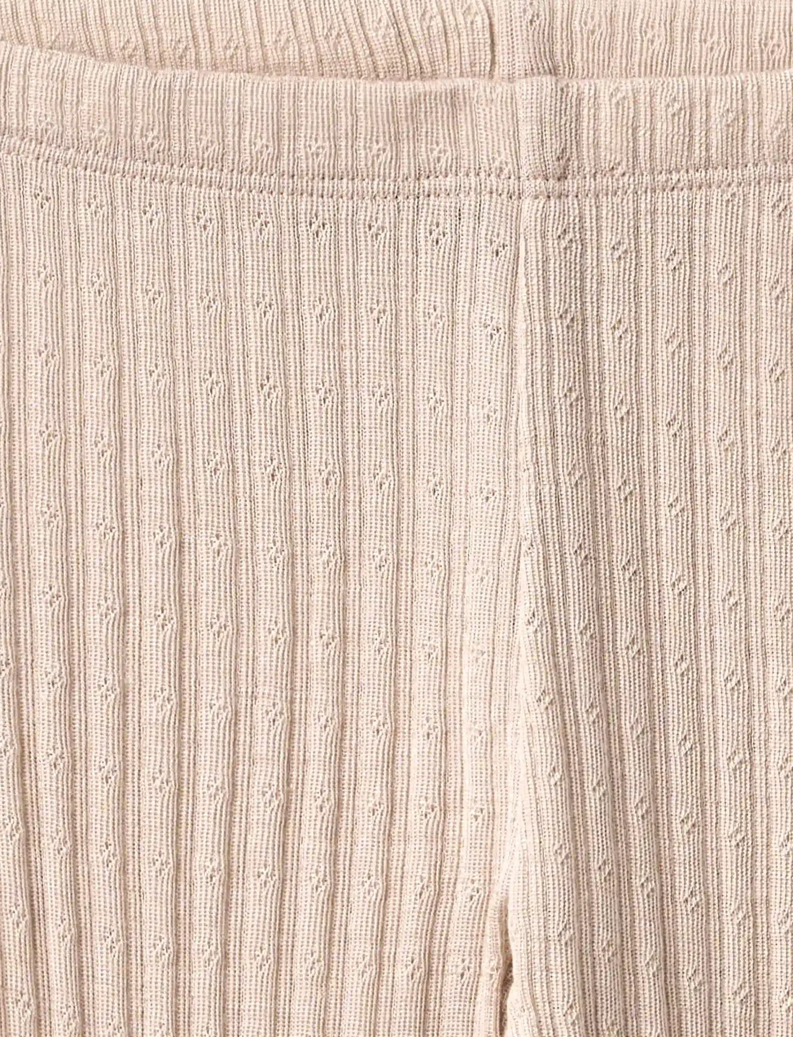 Wheat - Wool silk leggings Agi - base layer bottoms - pale lilac - 2