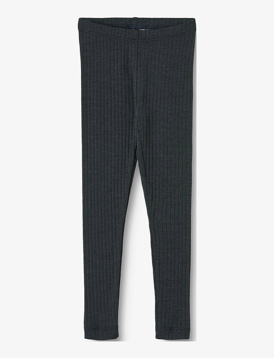 Wheat - Wool Silk Leggings Agi - navy - 0