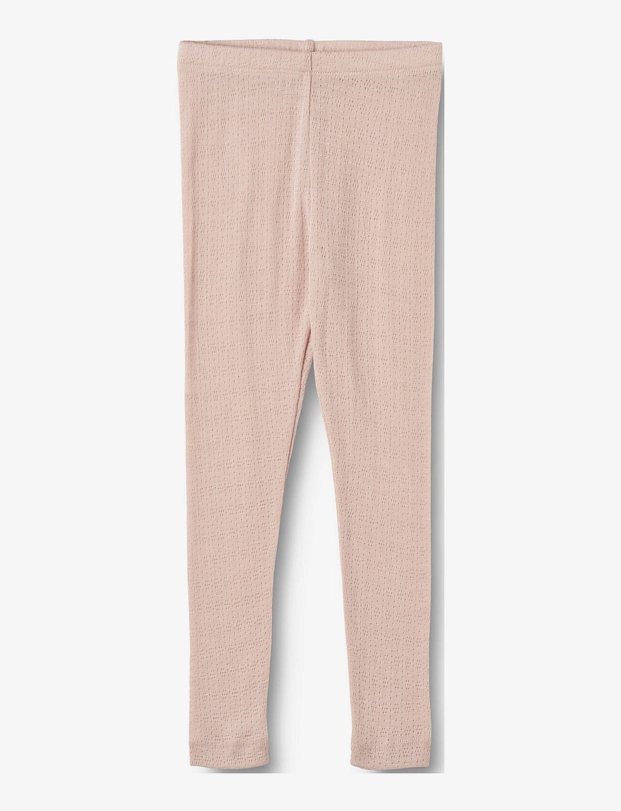 Wheat - Wool Silk Leggings Agi - leggings - pale lilac - 0