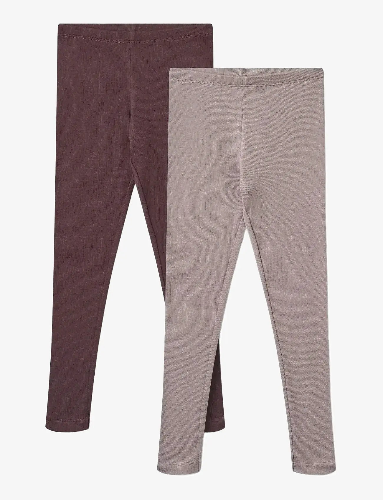 Wheat - 2 Rib Leggings Maddy - herbstliche kleidung - purple fudge - 0