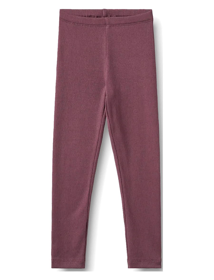 Wheat - 2 Leggings Jules - hosen-multipack - eggplant - 0