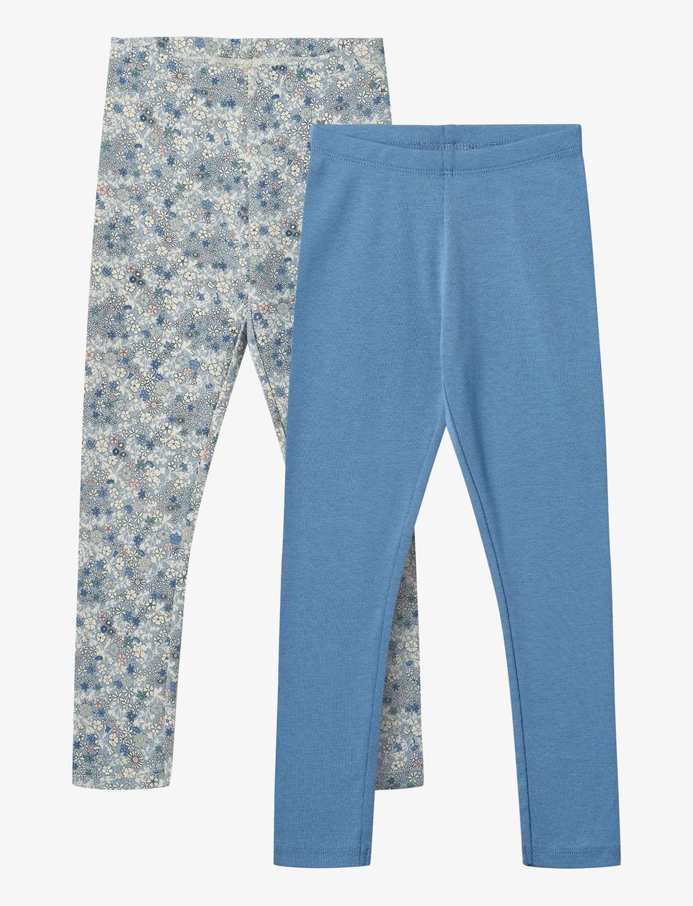 Wheat - 2 Leggings Jules - multipack leggins - blue summer flowers - 0