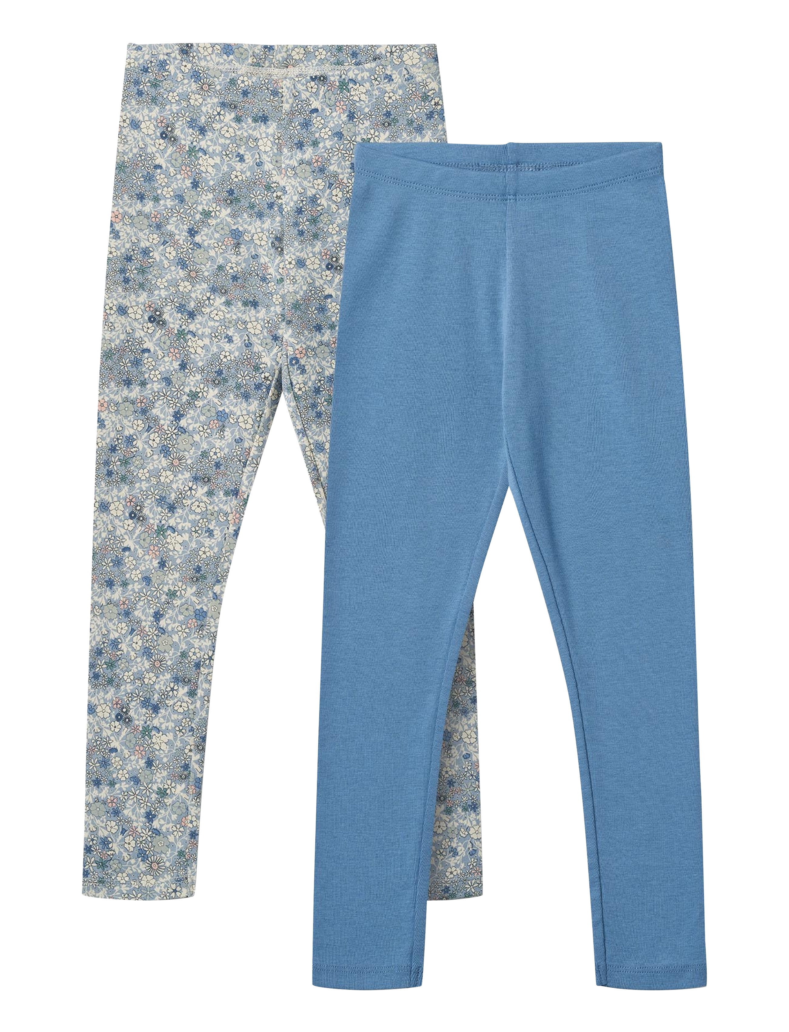 Wheat - 2 Leggings Jules - leggings - blue summer flowers - 1