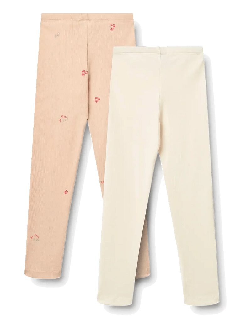 Wheat - 2 Leggings Jules - leggings - rose flowers - 1