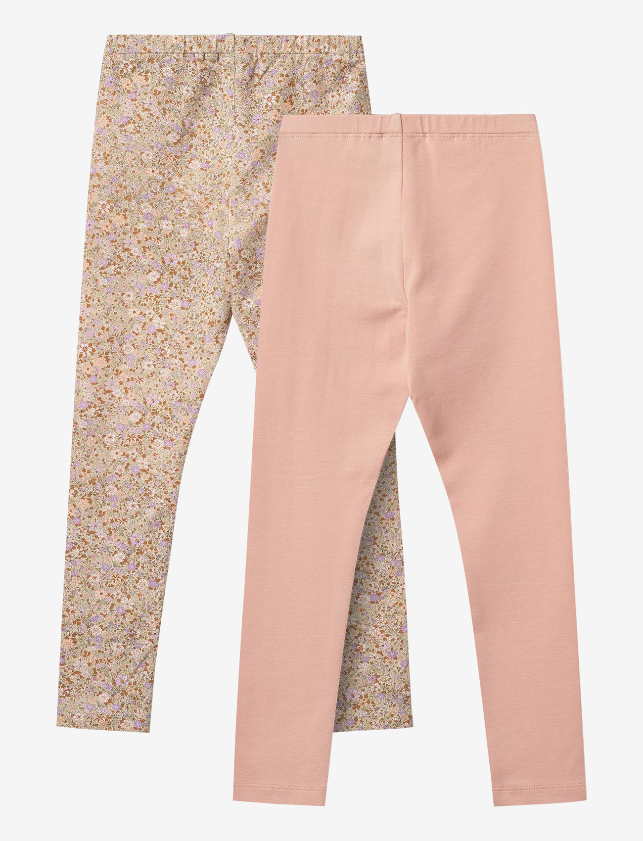 Wheat - 2 Leggings Jules - herbstliche kleidung - lilac flower meadow - 1