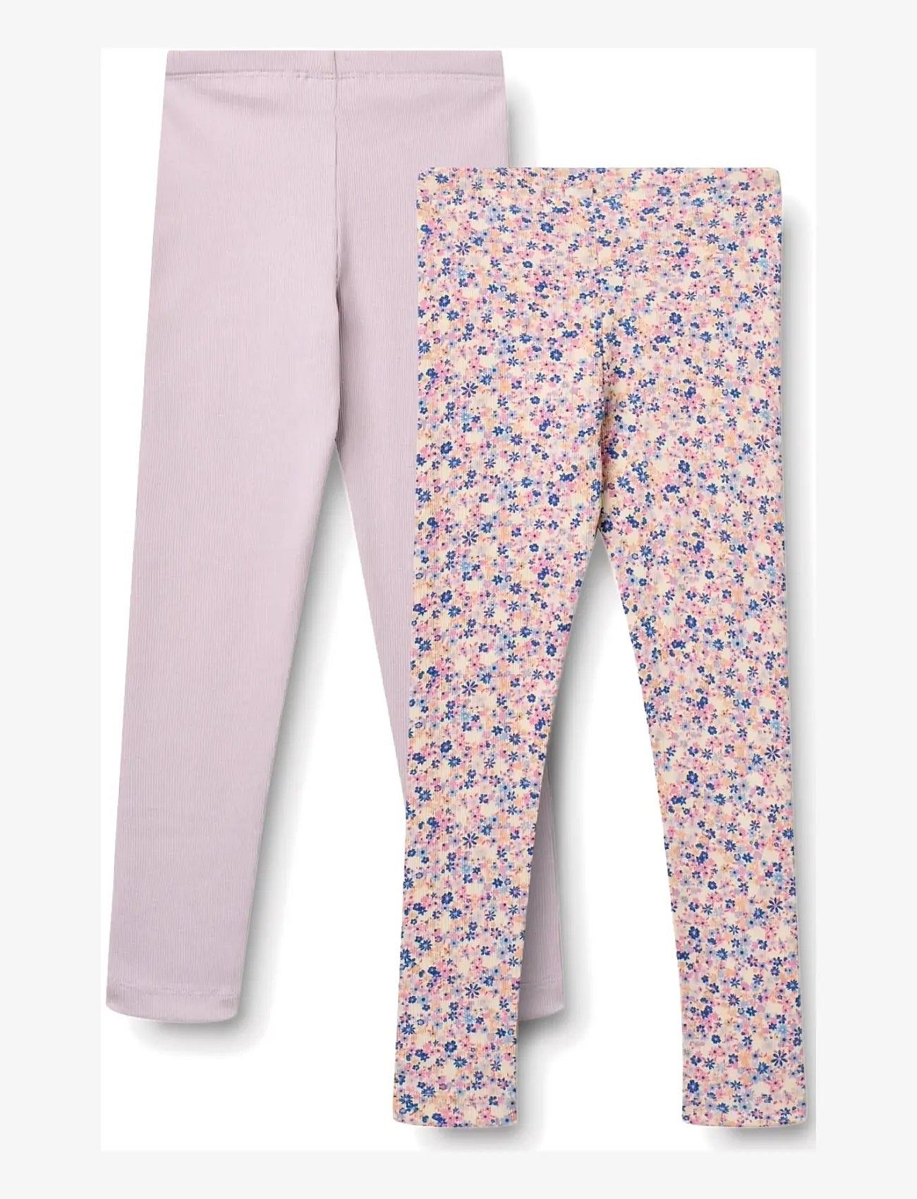 Wheat - 2 Leggings Jules - leggings - pink blue flowers - 1