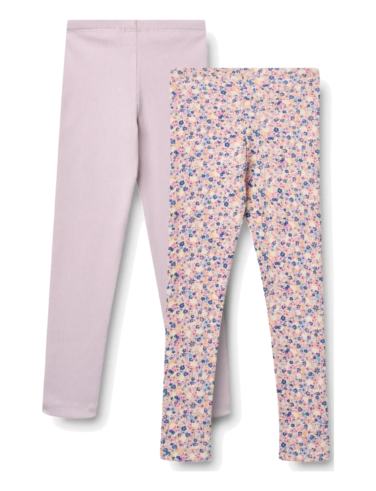 Wheat - 2 Leggings Jules - leggings - pink blue flowers - 1
