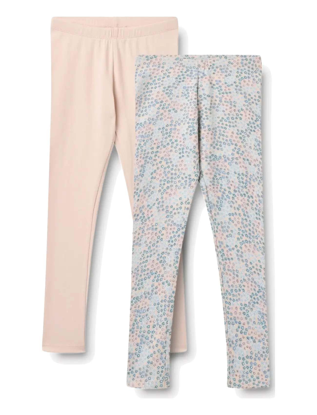 Wheat 2 Leggings Jules - Lapsed 98–134 - POWDER BLUE FLOWERS / multi