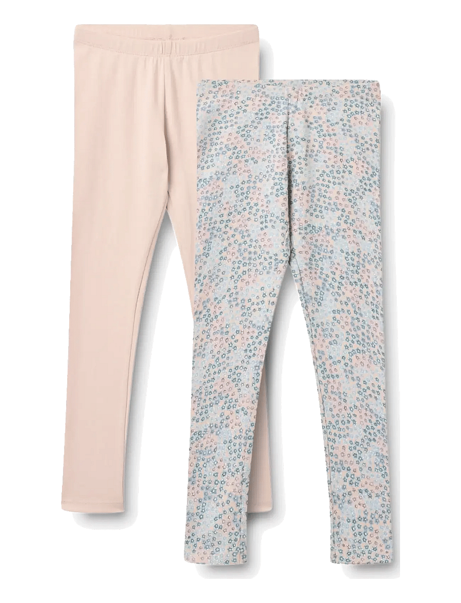 Wheat - 2 Leggings Jules - leggingsit - powder blue flowers - 0