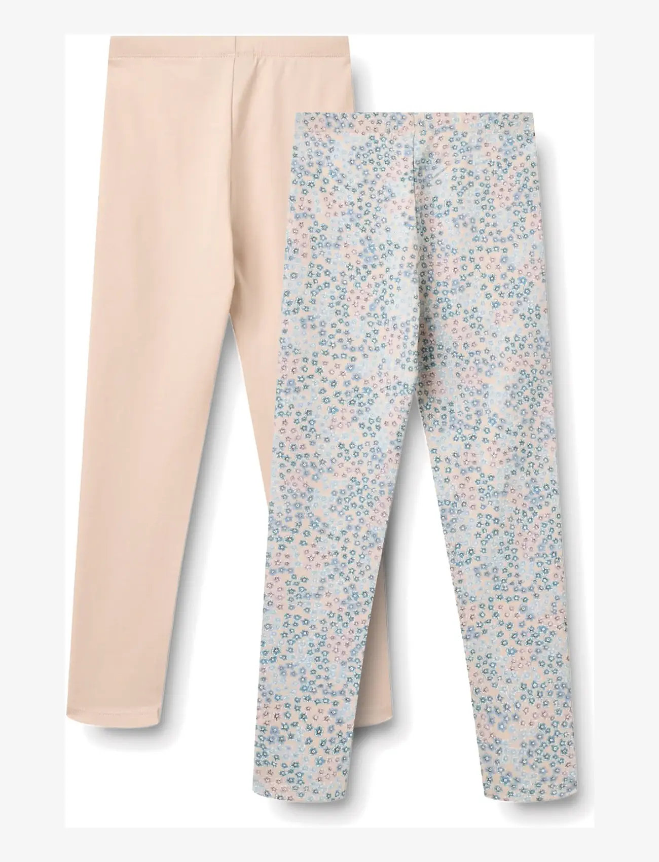 Wheat - 2 Leggings Jules - retuusid - powder blue flowers - 1