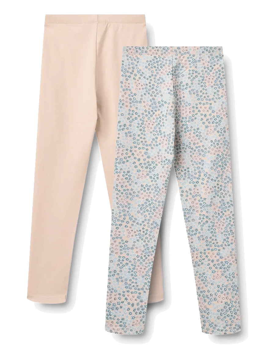 Wheat - 2 Leggings Jules - leggingsit - powder blue flowers - 1