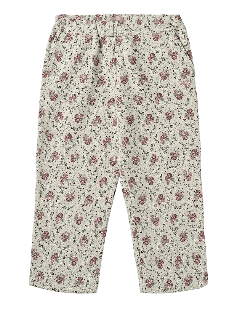 Wheat - Sweatpants Eline - sweatpants - slightly green flowers - 0