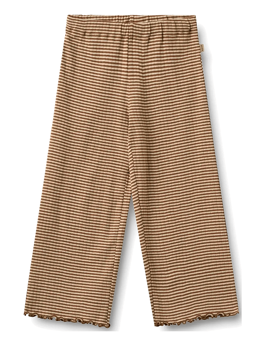 Wheat - Jersey Pants Ela - bukser - warm hazel stripe - 1