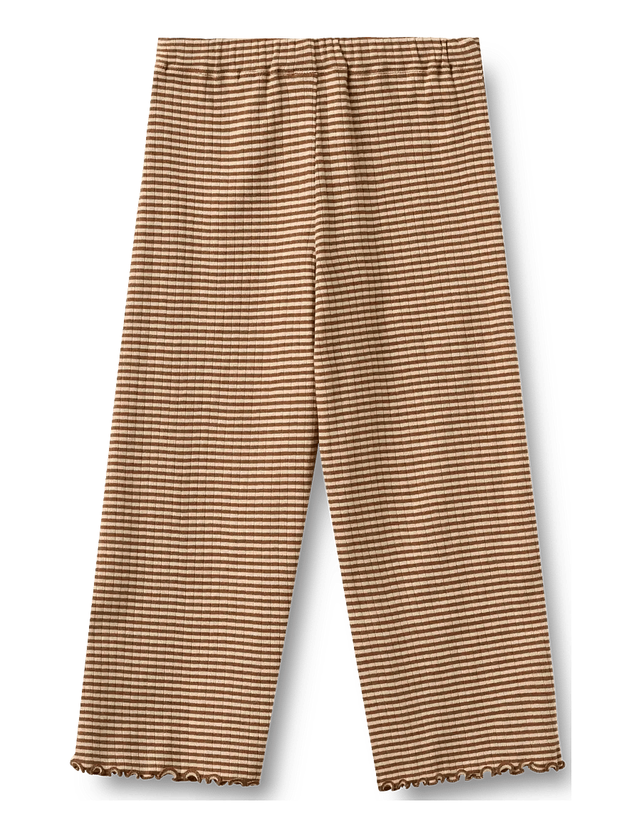 Wheat - Jersey Pants Ela - housut - warm hazel stripe - 2