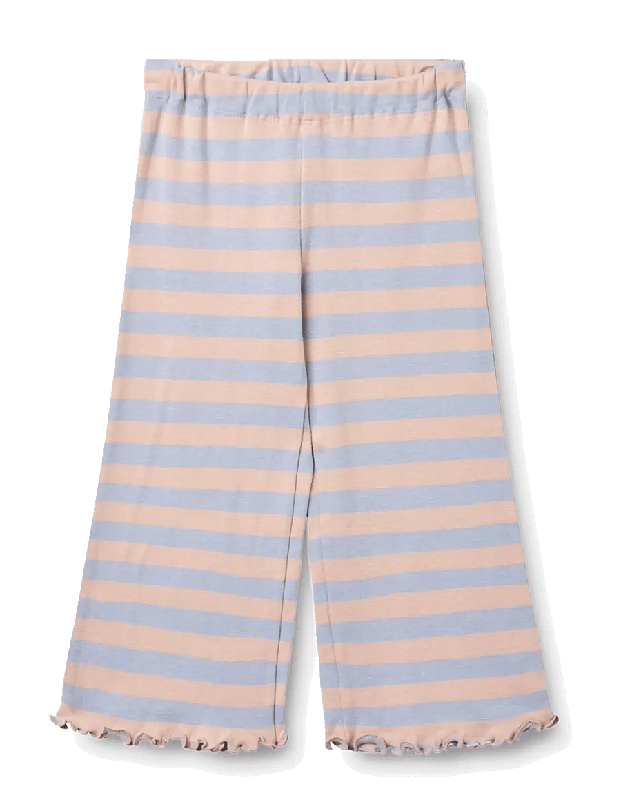Wheat - Jersey Pants Ela - mjukisbyxor - powder stripe - 0