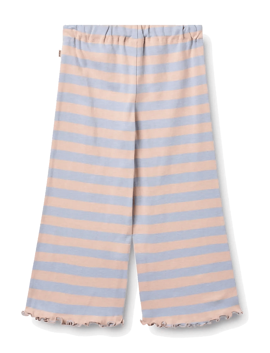 Wheat - Jersey Pants Ela - mjukisbyxor - powder stripe - 1