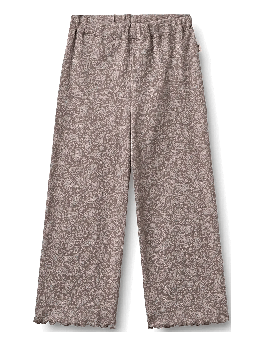 Wheat - Jersey Pants Ela - jogginghosen - purple plum paisley - 0
