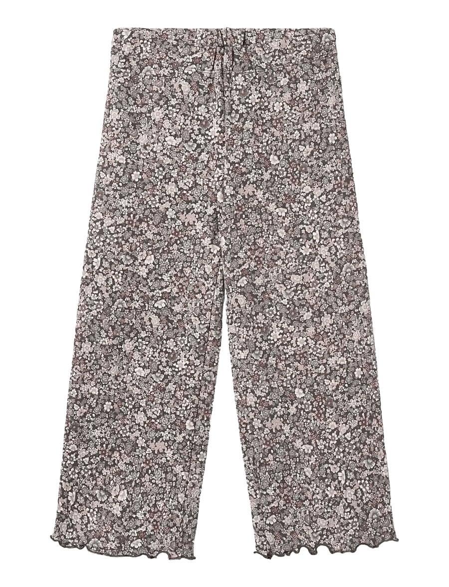 Wheat - Jersey Pants Ela - purple stone flowers - 1