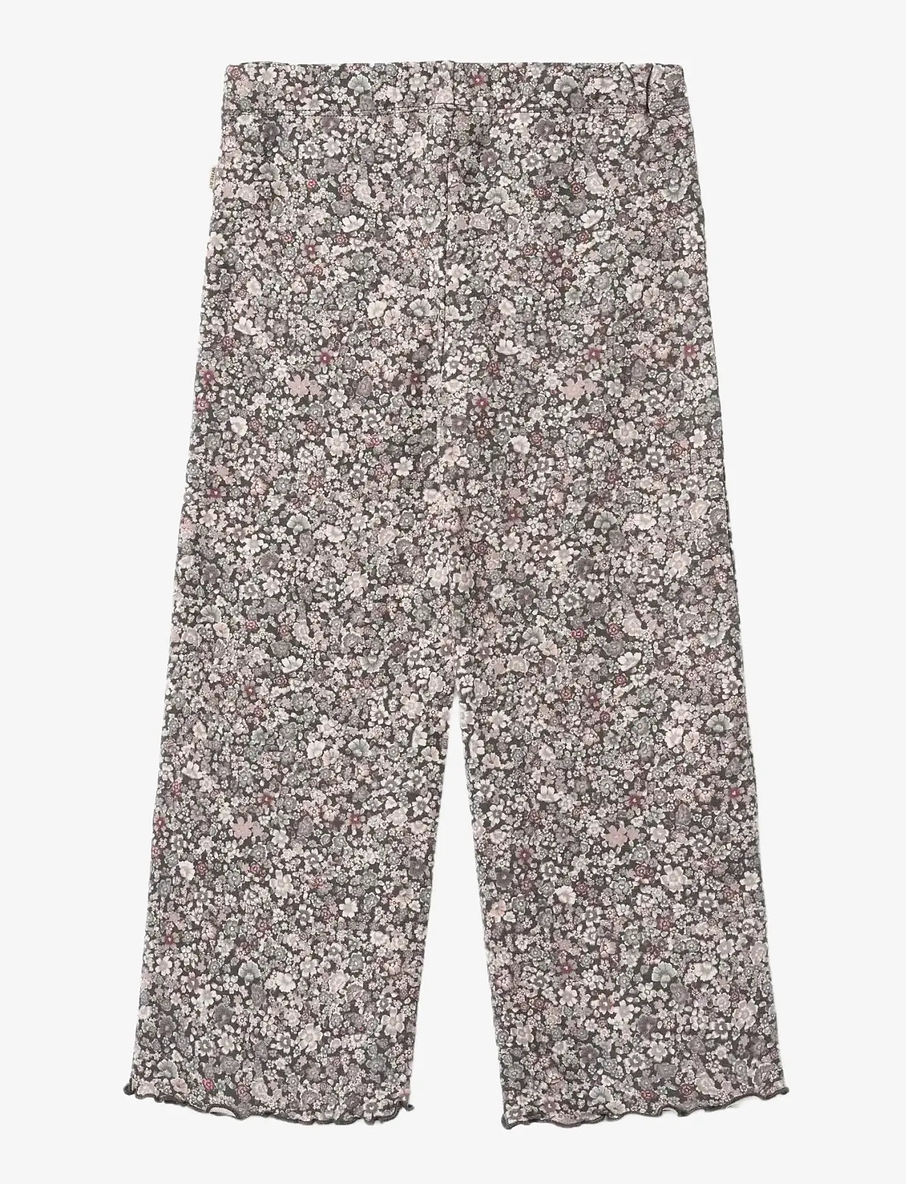 Wheat - Jersey Pants Ela - herbstliche kleidung - purple stone flowers - 1