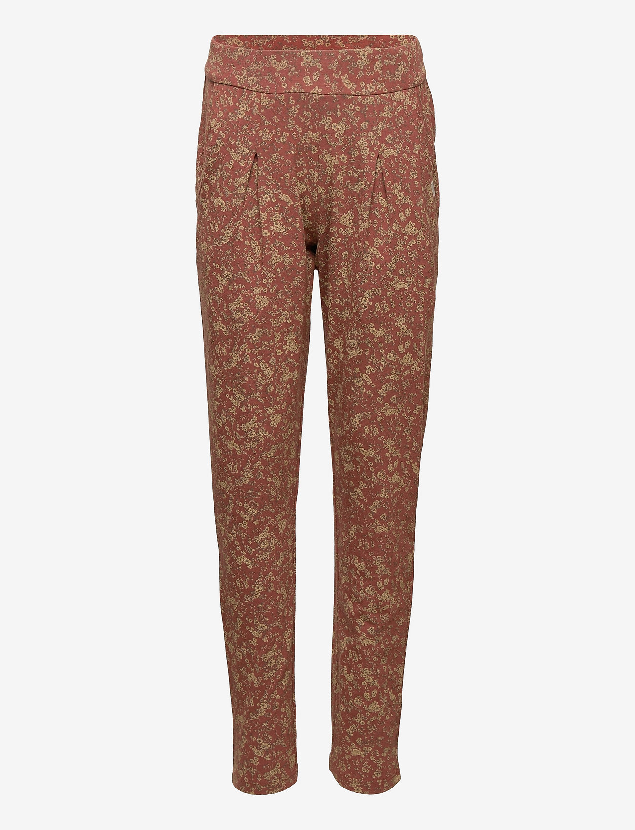 Wheat - Soft Pants Abbie - apple butter flowers - 0