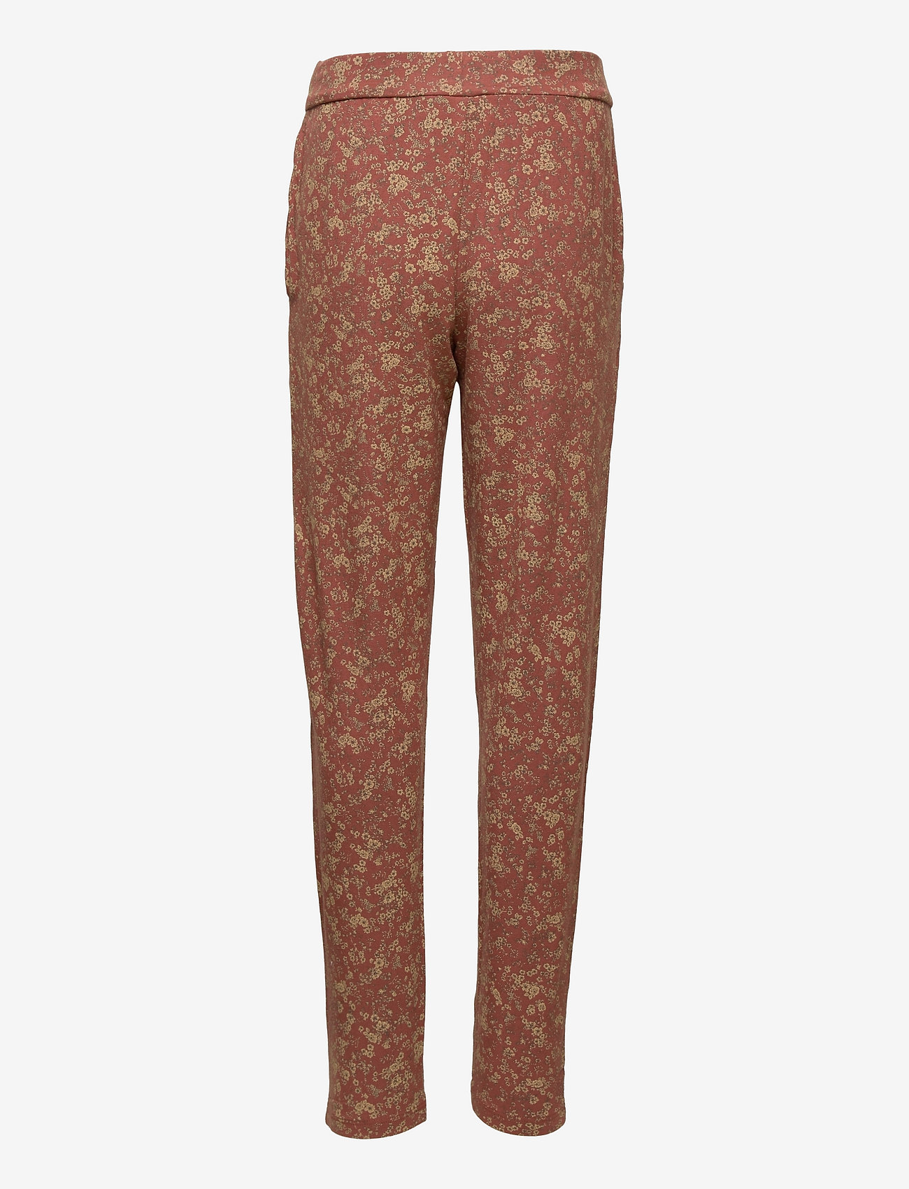 Wheat - Soft Pants Abbie - apple butter flowers - 1