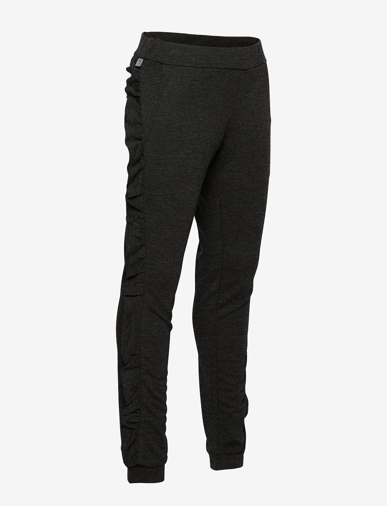 Wheat - Soft Pants Madelon - charcoal melange - 2