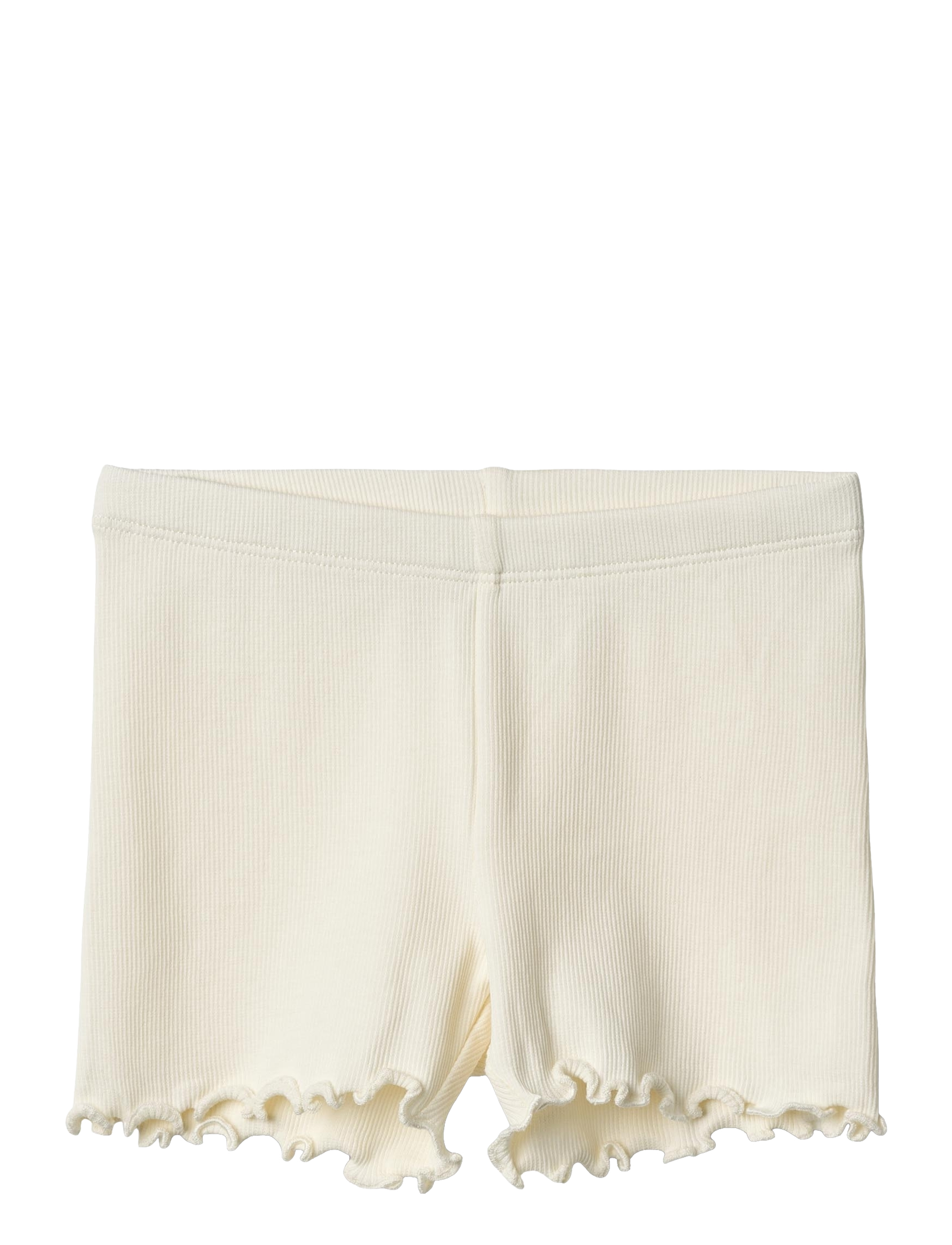 Wheat Rib Shorts Sine - Shorts - IVORY / cream