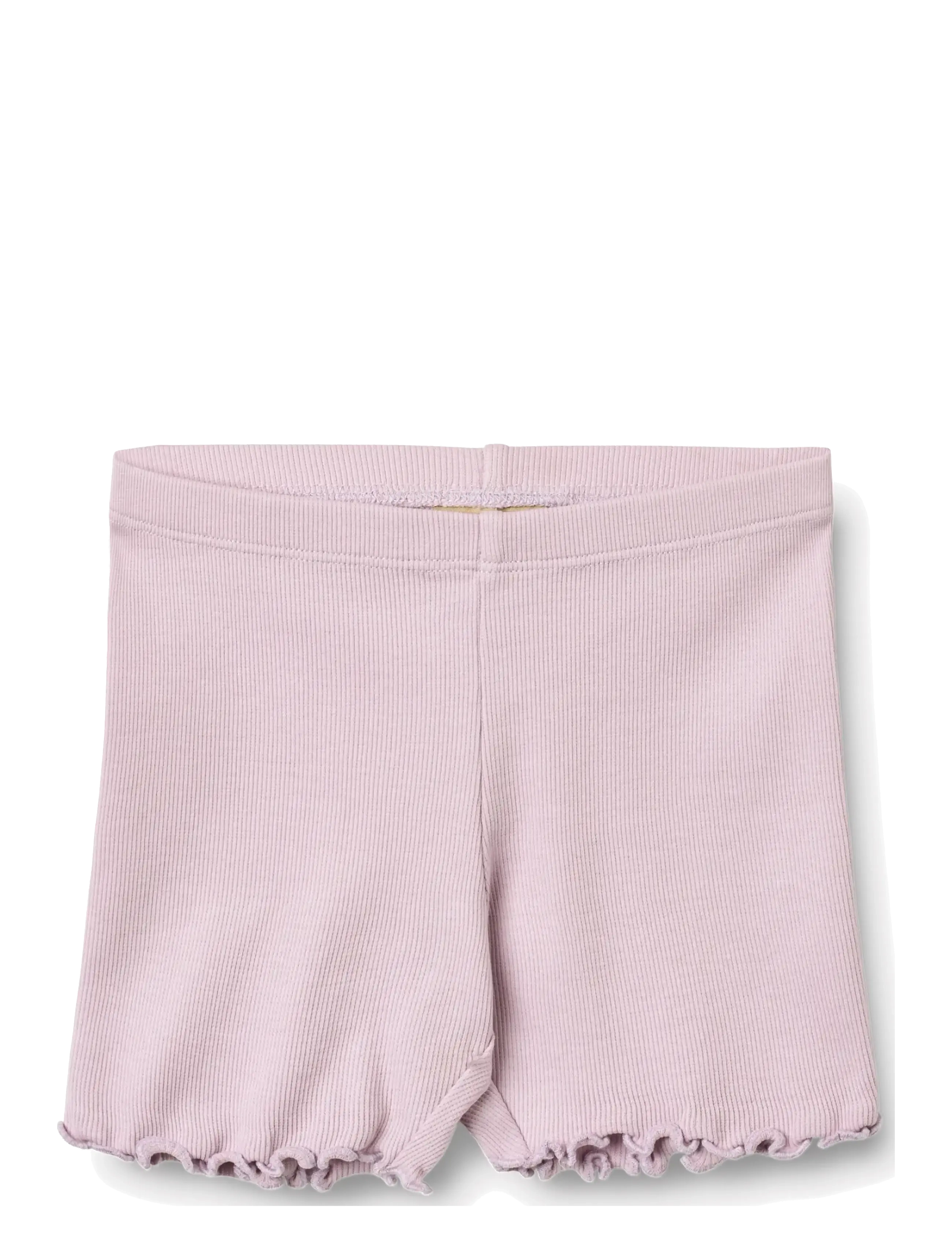 Wheat Rib Shorts Sine - Bottoms - LAVENDER / purple