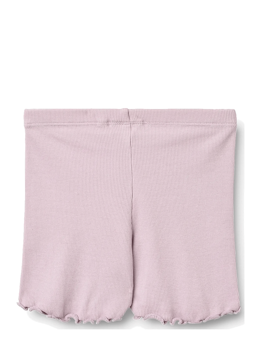 Wheat - Rib Shorts Sine - casual shorts - lavender - 1