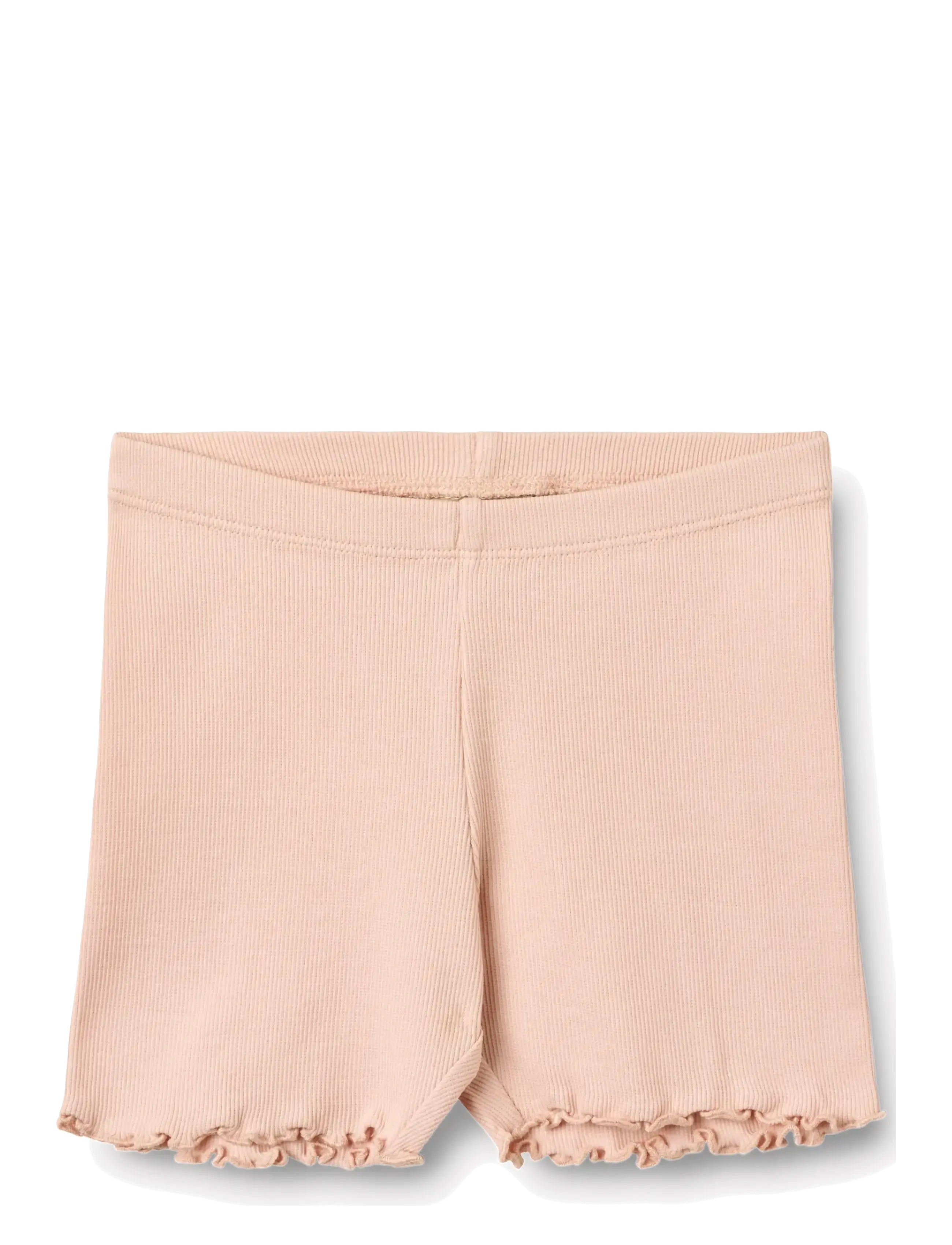 Wheat Rib Shorts Sine - Casual shorts - POWDER / pink/rose