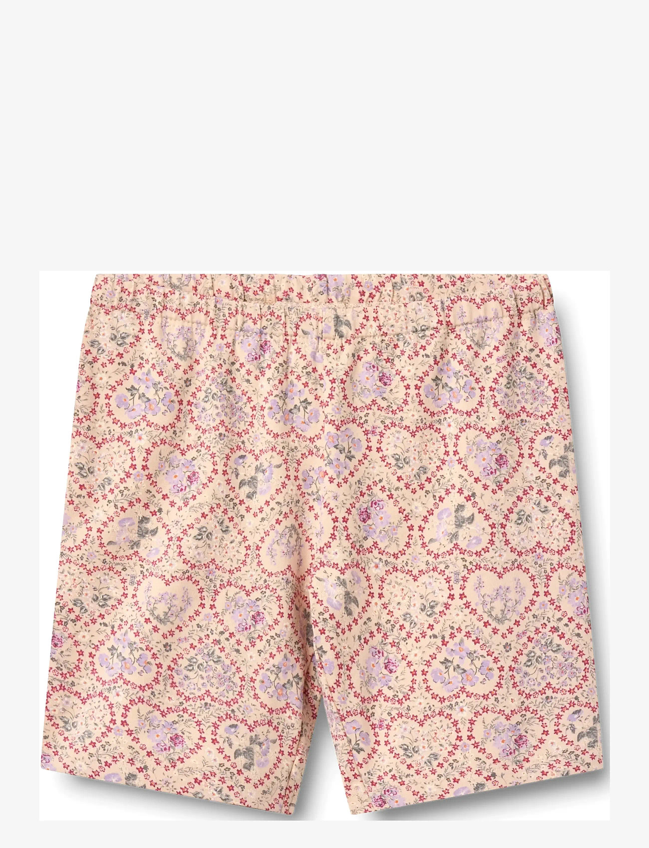 Wheat - bike shorts Anne - cykelshorts - magenta heart flowers - 0