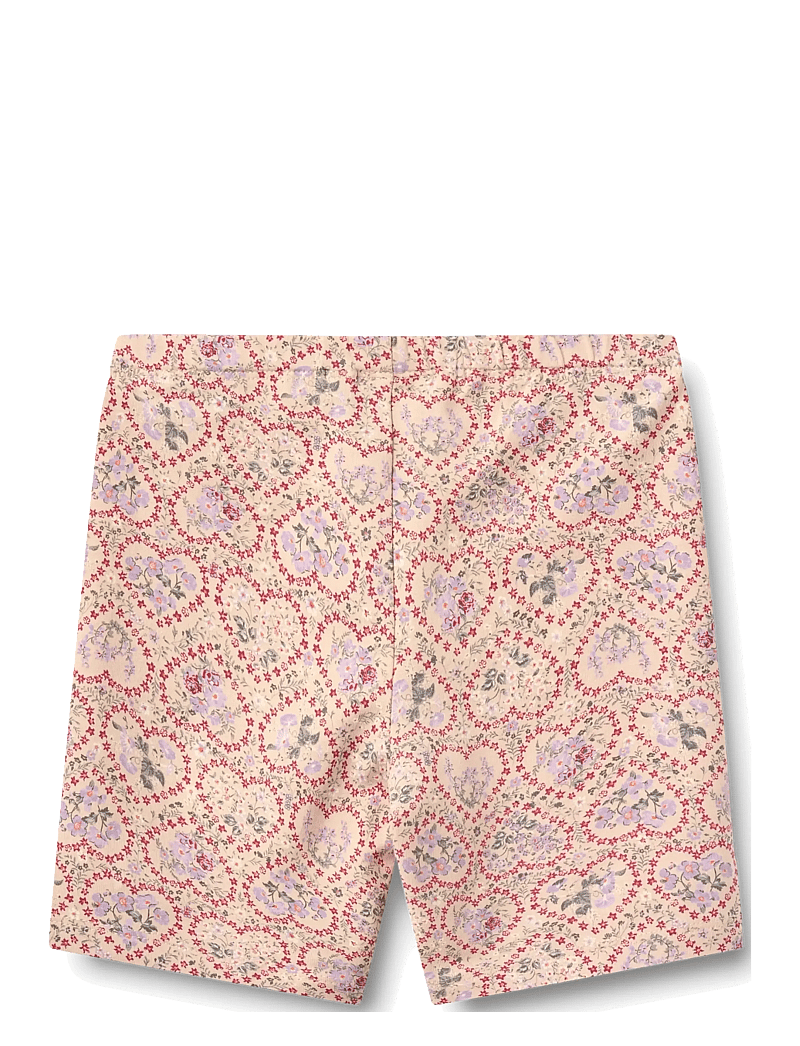 Wheat - 2 bike shorts Anne - cykelshorts - magenta heart flowers - 2