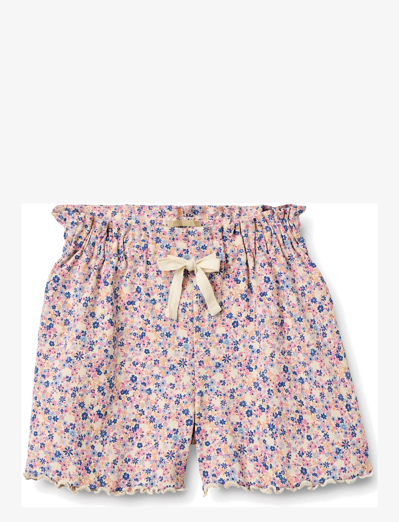 Wheat - Shorts Ina - gode sommertilbud - pink blue flowers - 0