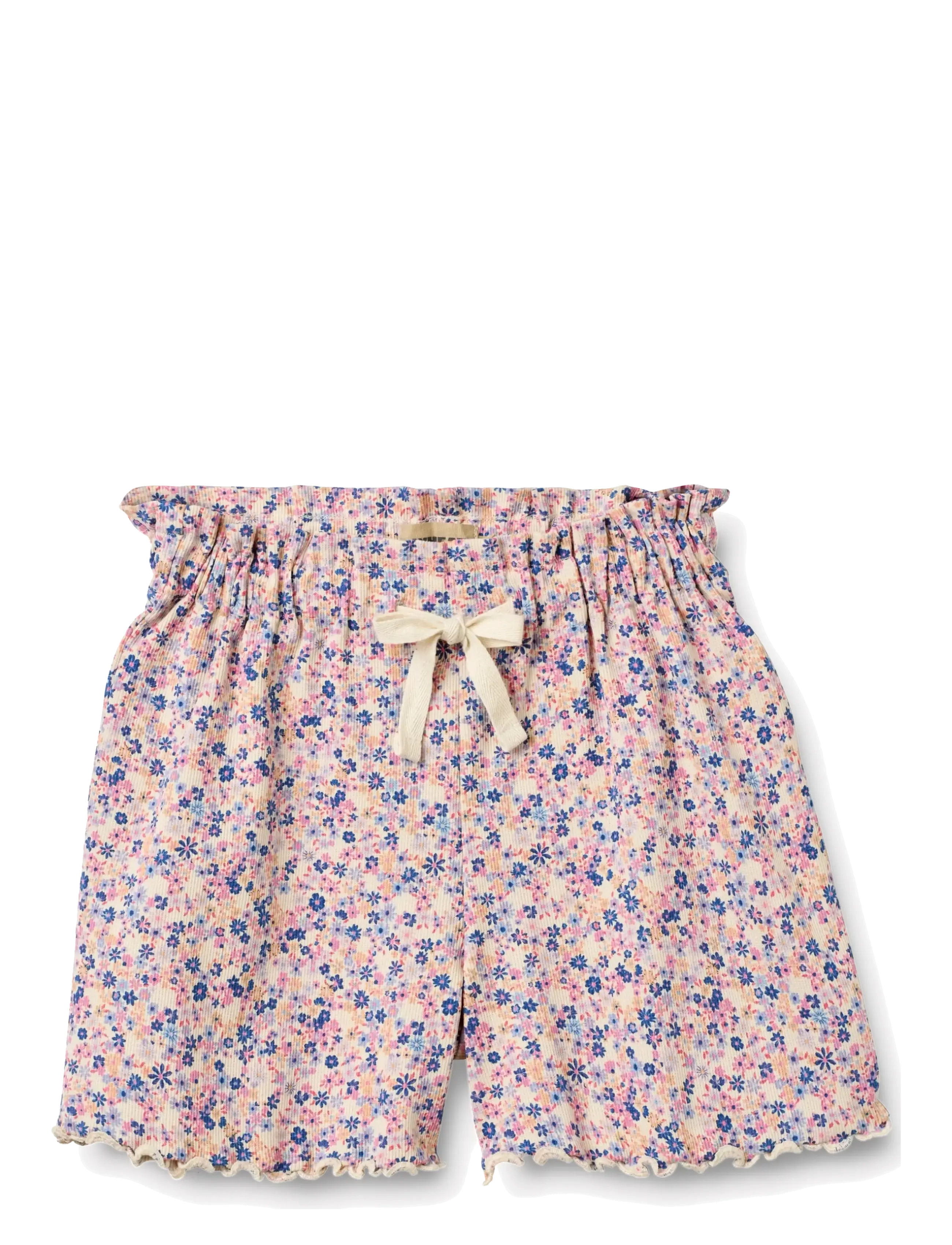 Wheat Shorts Ina - Casual shorts - PINK BLUE FLOWERS / pink/rose